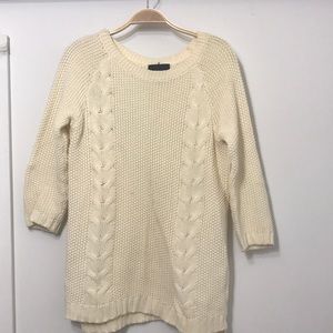 CYNTHIA ROWLEY WHITE SWEATER